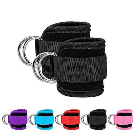 Fitness Ankle Straps Adjustable Ankle Support Padded Cuff Hip Leg Muscle Trainer Yoga Resistance Bands Gym Sport Tension Rope