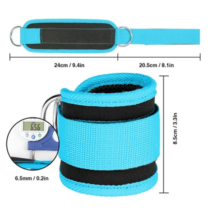 Fitness Ankle Straps Adjustable Ankle Support Padded Cuff Hip Leg Muscle Trainer Yoga Resistance Bands Gym Sport Tension Rope