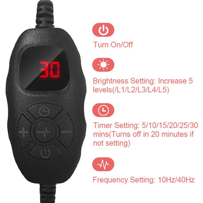 Red Light Therapy Belt 660nm 850nm Near Infrared Light Therapy for Body, Relaxing Muscle, Inflammation, Improve Circulation